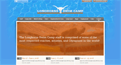 Desktop Screenshot of longhornswimcamp.com